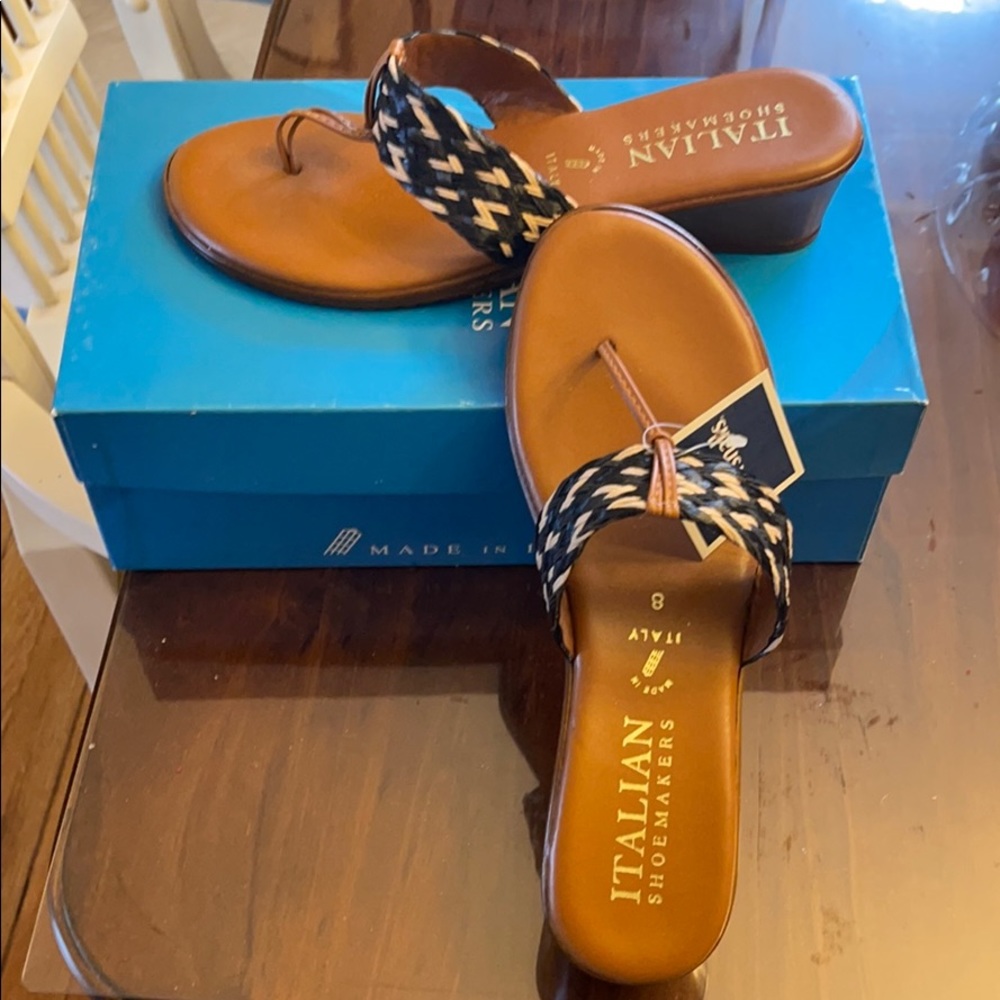 Italian Shoemaker Sandals-Size 8